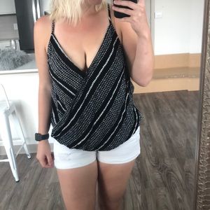 Print Wrap Top